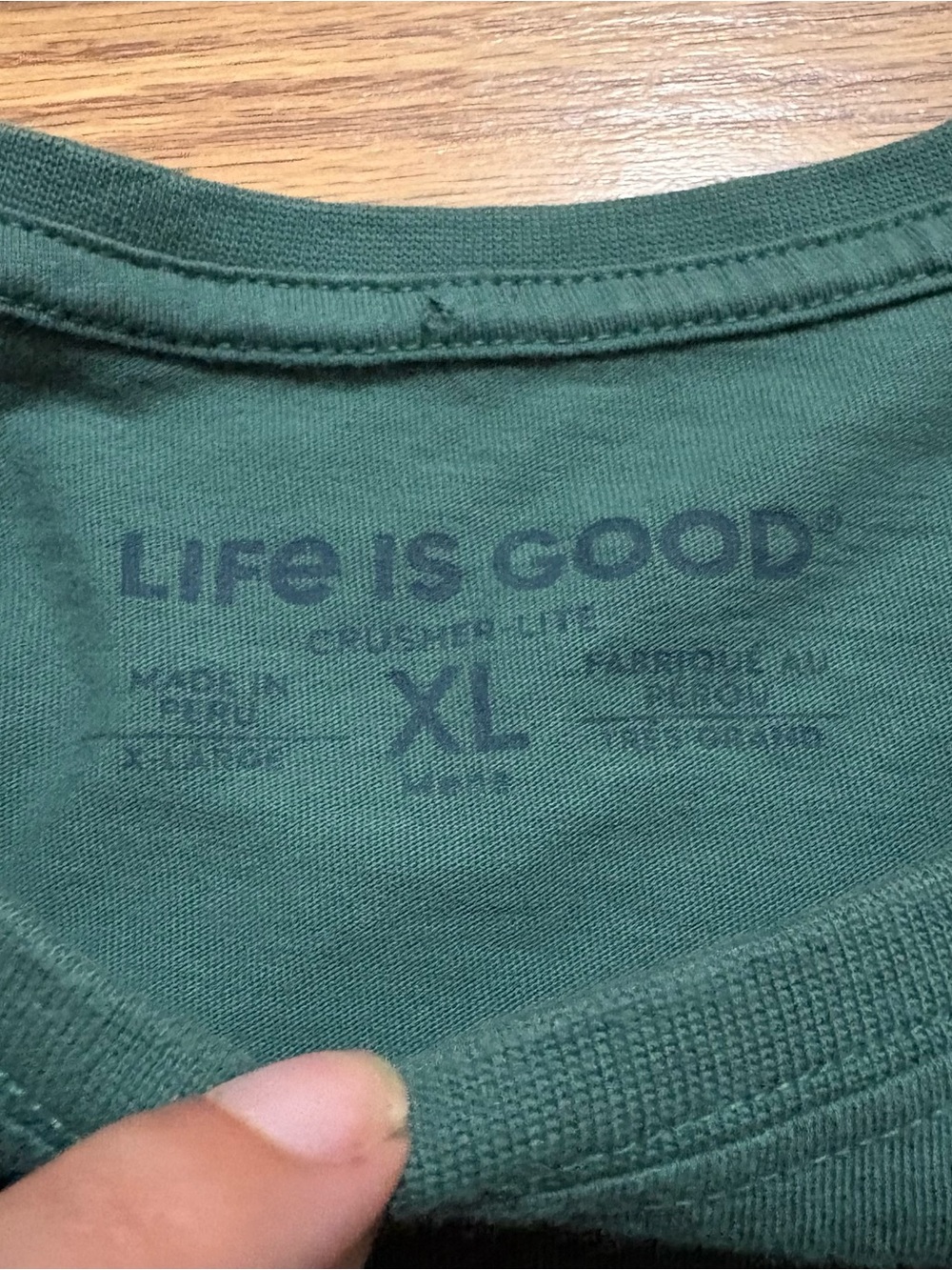 Life is Good Music Guitar Color Long Sleeved Shirt Men’s XL - Picture 4 of 9
